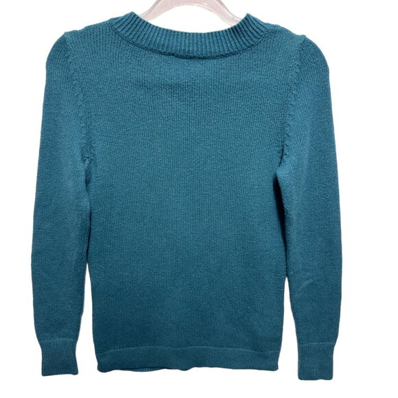 Talbots 30% Lambswool Thick Cable Knit Sweater Pullover - Picture 6 of 8